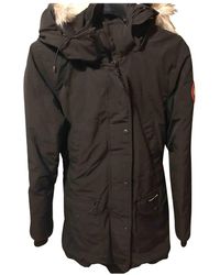 Canada Goose Trillium Black Synthetic Coat
