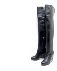 Chanel Botas de Cuero - Negro