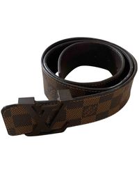 Louis Vuitton Cintura in tela marrone Shape