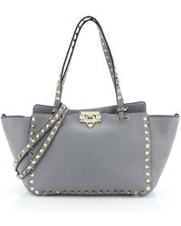 Valentino Leder Handtaschen - Grau