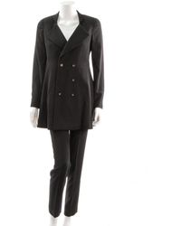 Chanel Pantaloni in viscosa nero