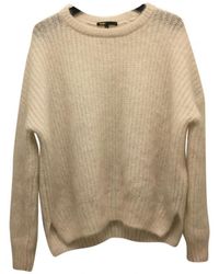 Maje White Cashmere Knitwear