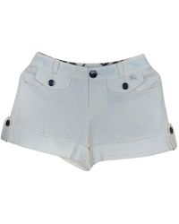 Burberry Wool Mini Short - White