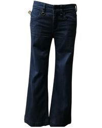 Burberry Blue Cotton - Elasthane Jeans