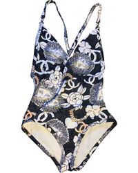 Chanel Einteiliger Badeanzug - Schwarz
