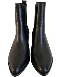 Sandro Spring Summer 2020 Leder Westernstiefel - Schwarz