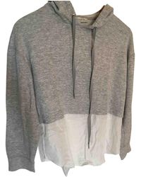 Sandro Grey Cotton Knitwear - Gray