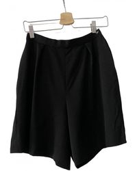 Chanel Bermudas de Lana - Negro