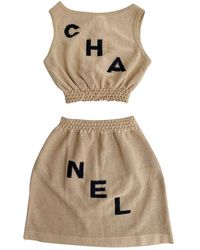 Chanel Abiti in viscosa beige - Neutro