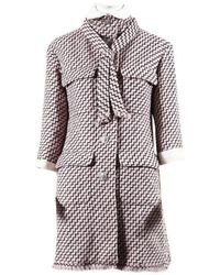 Chanel Gabardina en lana rosa