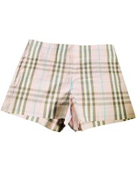 Burberry Pink Cotton Shorts