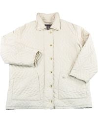 Burberry Wool Coat - White