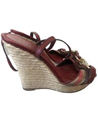 Burberry Leather Sandals - Multicolour