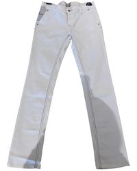 Moncler Jean droit - Blanc
