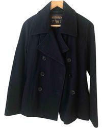 Woolrich Manteau en laine - Bleu