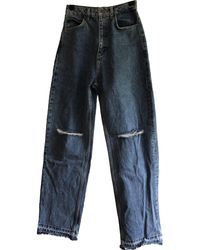 Sandro Blue Cotton Jeans