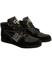Chanel Leder Sneakers - Schwarz