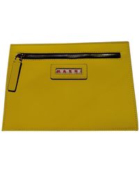 Marni Leder Geldbeutel - Gelb