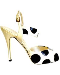 Valentino Sandalias en charol \N - Metálico