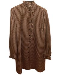 Sandro Fall Winter 2018 Midi kleid - Braun