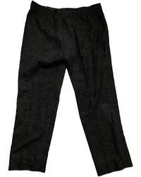 Chanel Pantaloni in Lino - Nero