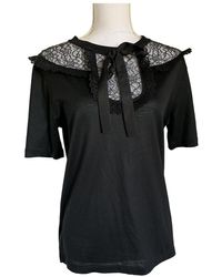 Sandro Spring Summer 2019 Spitze T-shirt - Schwarz