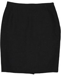 Valentino Jupe \N en Laine Noir