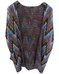 Maje Blue Cotton Knitwear