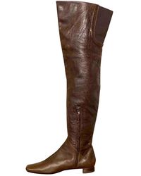 Marni Stivali in Pelle - Marrone