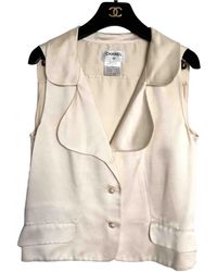 Chanel Gilet lungo in Seta - Multicolore