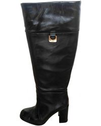 Diane von Furstenberg Leder Stiefel - Mehrfarbig