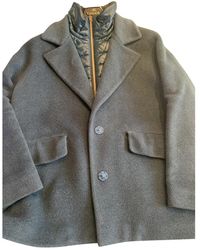 Herno Mantel en Laine Vert