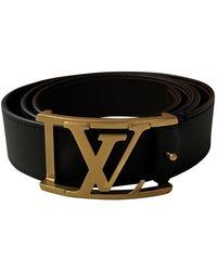 Louis Vuitton Ceintures en Cuir Noir