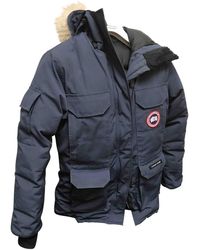 Canada Goose \n Blue Cotton Coat
