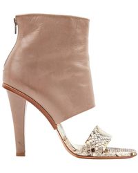 Maison Margiela Stivaletti in pelle multicolore \N - Marrone