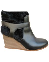 Maison Margiela Stivaletti in pelle nero \N