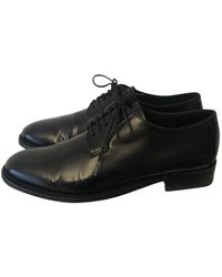 Sandro Leder Schnürschuhe - Schwarz