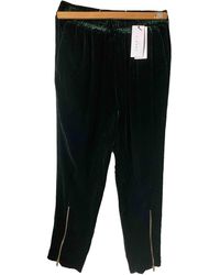 Sandro Samt Hosen - Grün