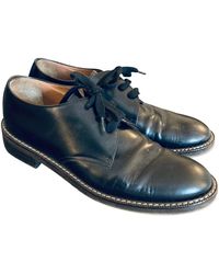 Marni Leder Schnürschuhe - Schwarz