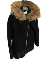 Sandro Black Wool Jacket