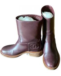 chanel short rain boots