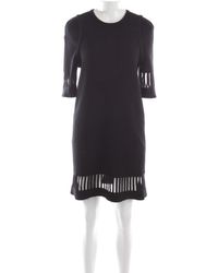 Chanel Vestido en cachemira negro