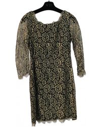 Diane von Furstenberg Mit pailletten Midi kleid - Mettallic