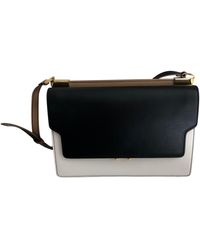 Marni Trunk Leder Handtaschen - Schwarz