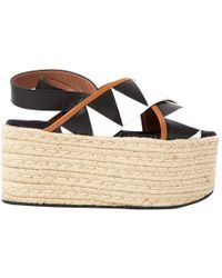 Marni Leder Espadrilles - Mehrfarbig