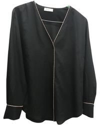 Sandro Spring Summer 2019 Seide Bluse - Schwarz