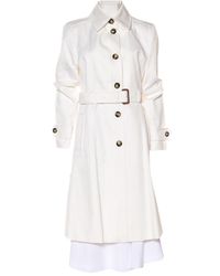 Burberry Trench Coat - White
