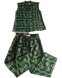 Marni Seide Jumpsuits - Grün