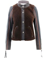 Marni Cazadora de Cuero - Marrón