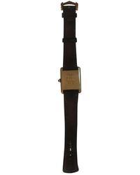 Cartier Orologio in vermeil blu Tank Must